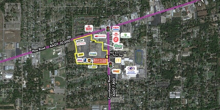 105 Hardy Court Shopping Ctr, Gulfport, MS - Aerial map view - Image1