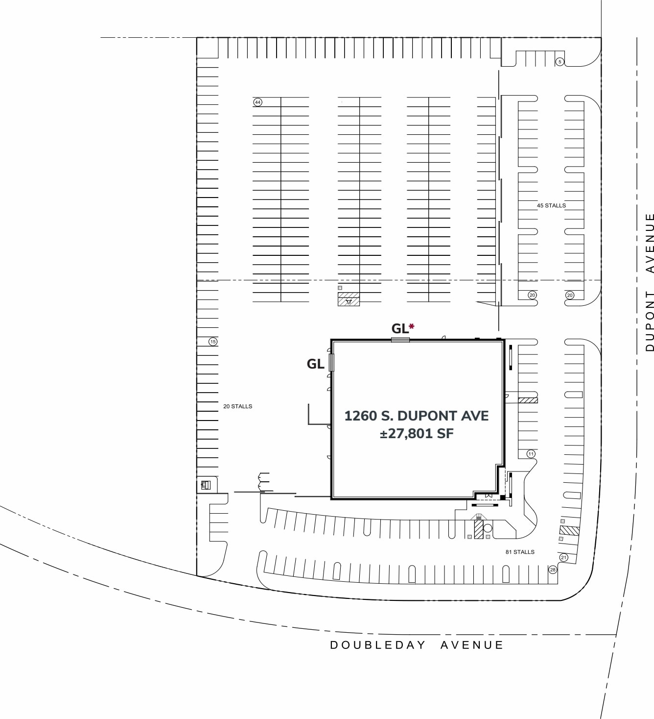 1260 S Dupont Ave, Ontario, CA for lease Site Plan- Image 1 of 1