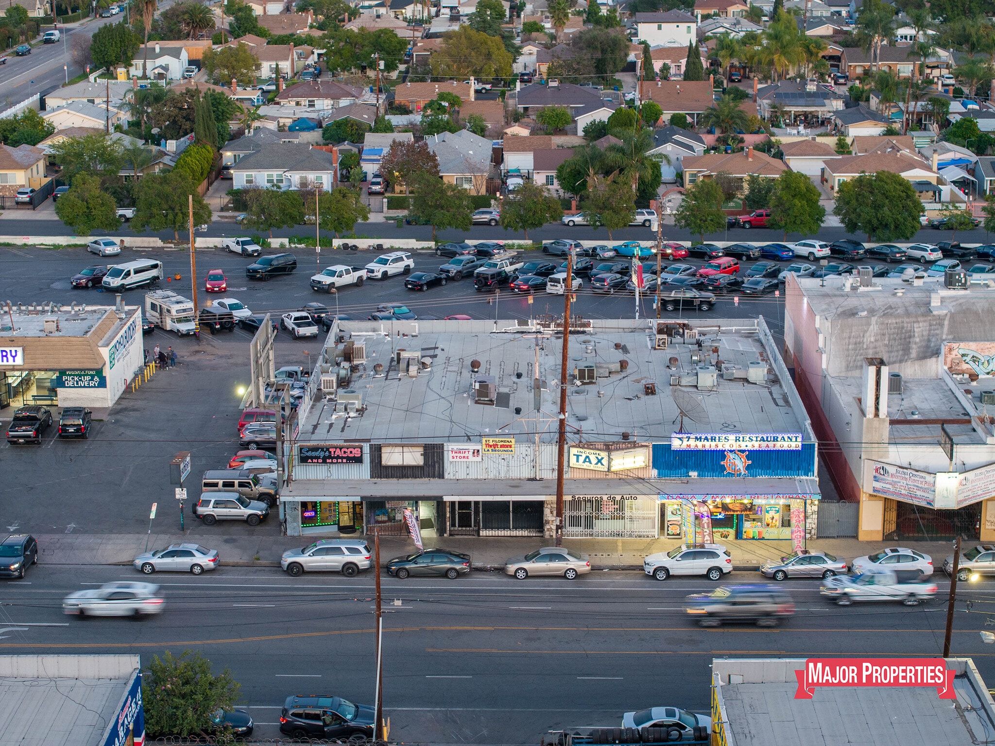 7538-7544 Lankershim Blvd, North Hollywood, CA for lease Aerial- Image 1 of 8