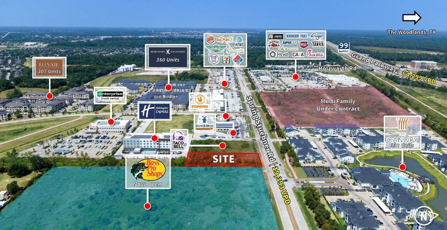 Spring Stuebner & Holzwarth Rd, Spring, TX à vendre Photo du bâtiment- Image 1 de 2