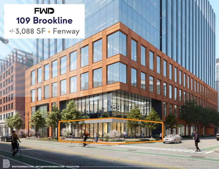 109 Brookline Ave, Boston, MA for lease - Primary Photo - Image 1 of 1