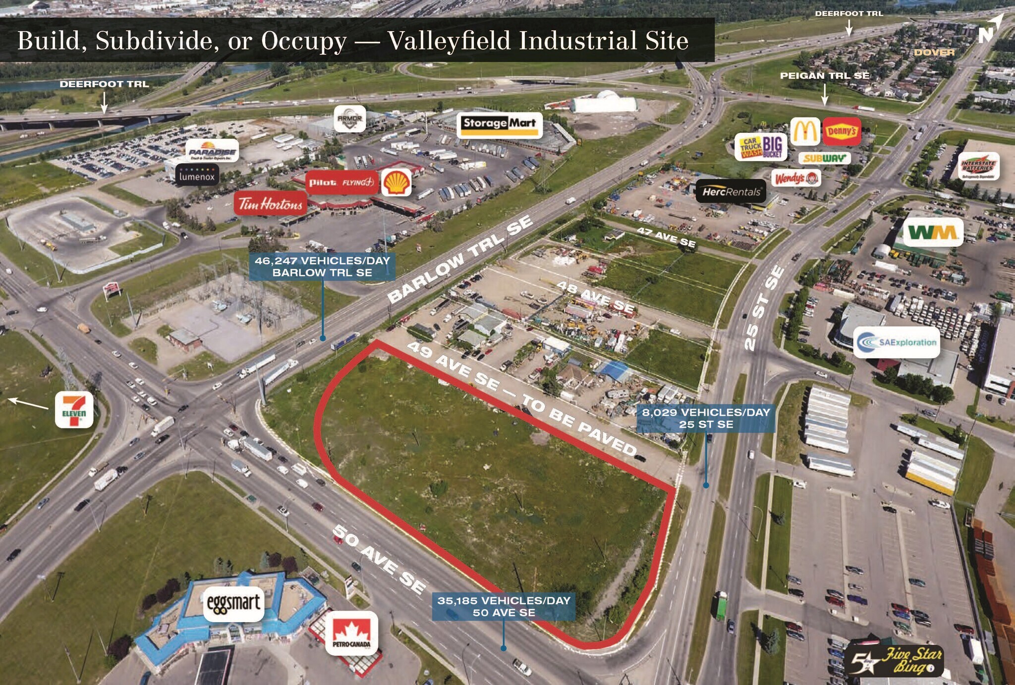 2525 49 SE ave, Calgary, AB for sale Aerial- Image 1 of 1