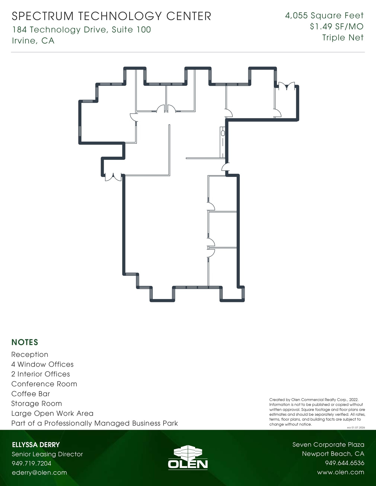 184 Technology Dr, Irvine, CA for lease Floor Plan- Image 1 of 1