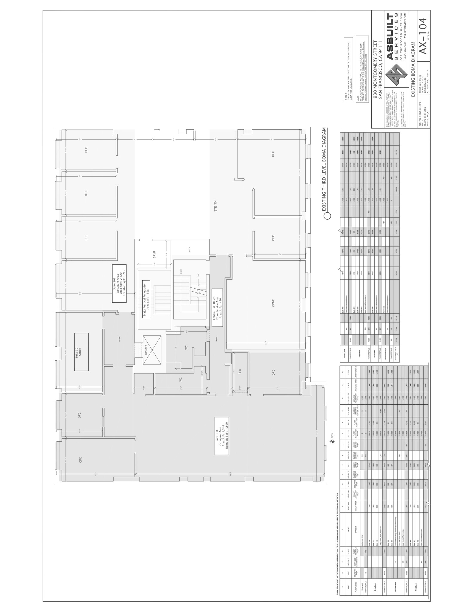 930 Montgomery St, San Francisco, CA for lease Site Plan- Image 1 of 5