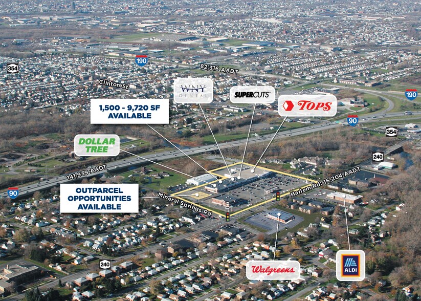 800-850 Harlem Rd, West Seneca, NY à louer - Aérien - Image 2 de 3