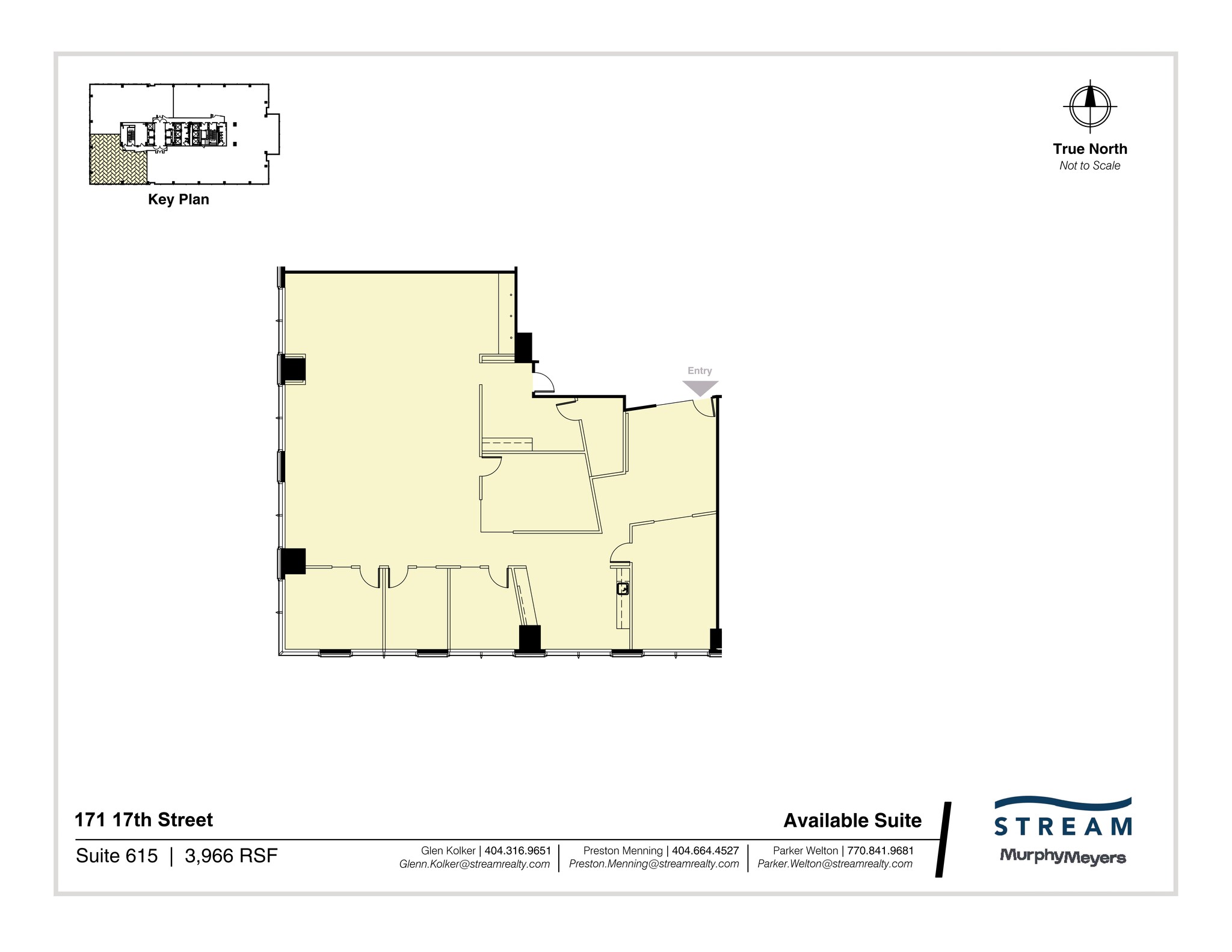 171 17th St NW, Atlanta, GA à louer Plan de site- Image 1 de 1