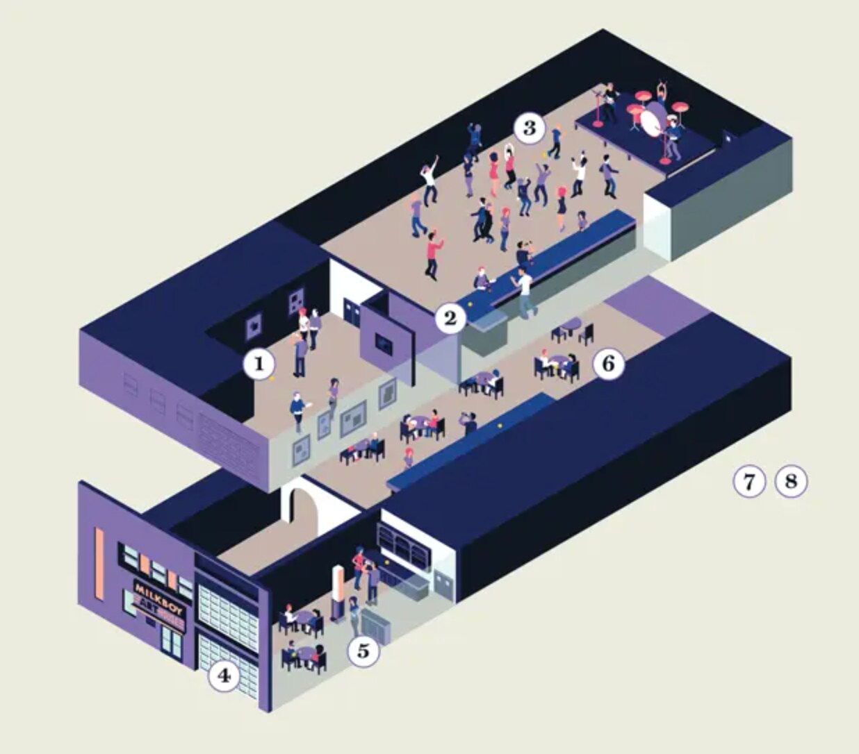 7416 Baltimore Ave, College Park, MD à louer Photo principale- Image 1 de 2