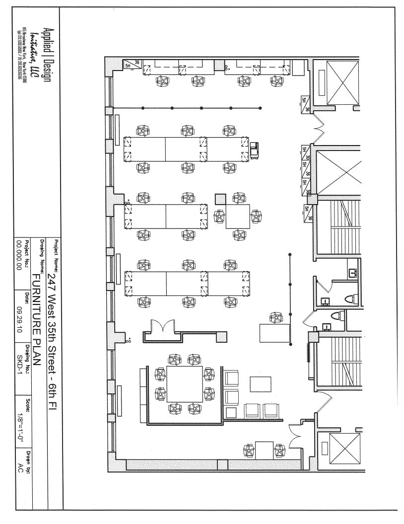 247 W 35th St, New York, NY for lease Floor Plan- Image 1 of 2