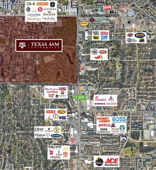 1508 Texas Ave S, College Station, TX à louer - Photo du bâtiment - Image 2 de 10