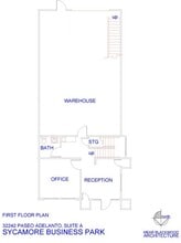 32242 Paseo Adelanto, San Juan Capistrano, CA à louer Plan d’étage- Image 1 de 2