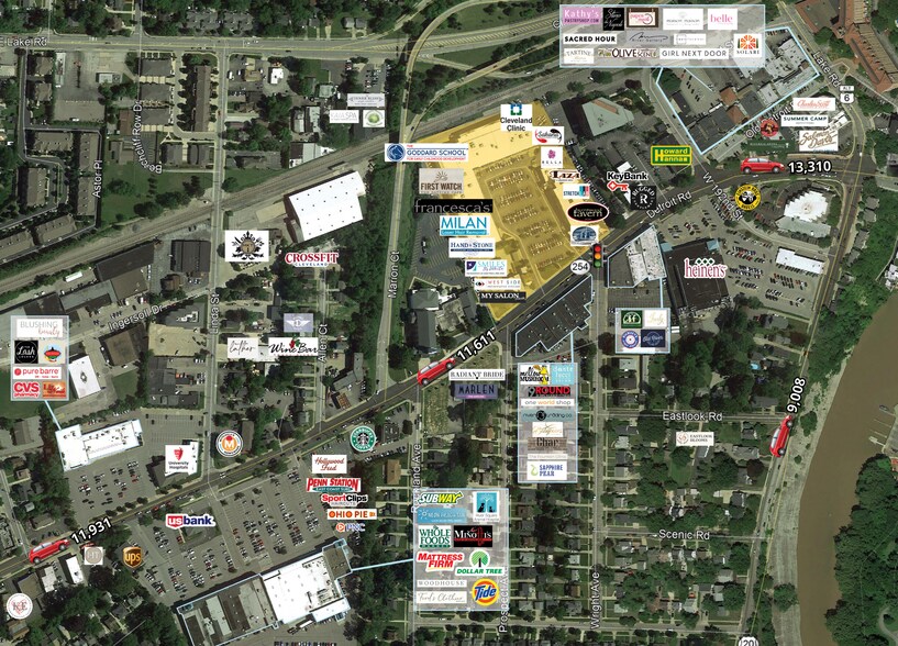 19300 Detroit Rd, Rocky River, OH à louer - Aérien - Image 2 de 12