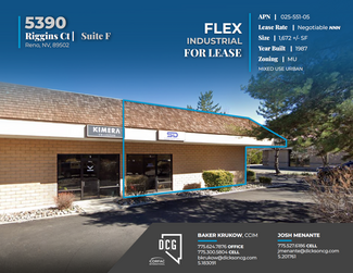 More details for 5390 Riggins Ct, Reno, NV - Flex for Lease