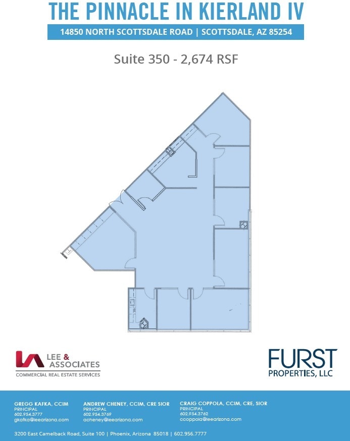 14850 N Scottsdale Rd, Scottsdale, AZ à louer Plan d’étage- Image 1 de 1