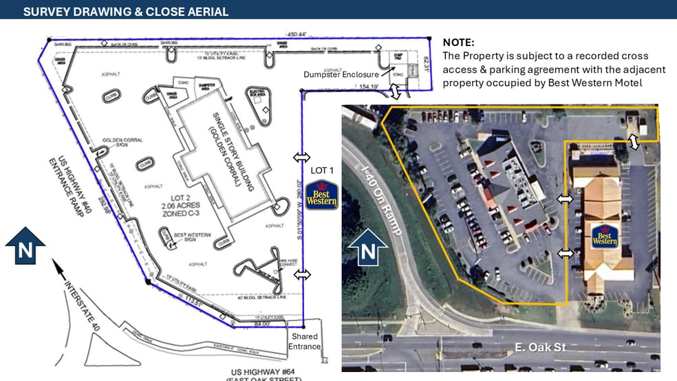 814 E Oak St, Conway, AR for lease - Site Plan - Image 2 of 3