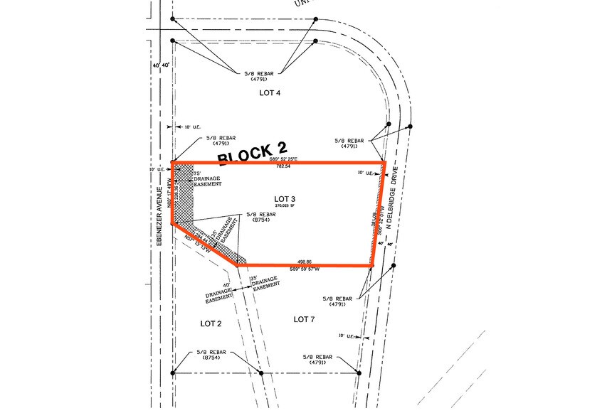 801 N Delbridge Dr, Sioux Falls, SD for sale - Plat Map - Image 2 of 2