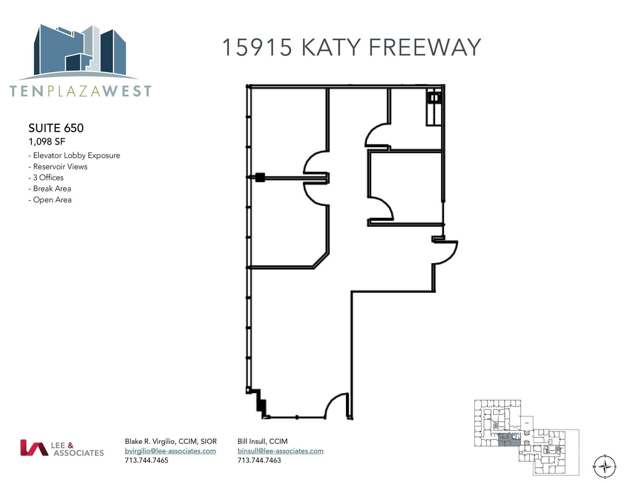 15915 Katy Fwy, Houston, TX for lease Floor Plan- Image 1 of 1