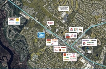 8611 Dorchester Rd, North Charleston, SC - Aérien  Vue de la carte