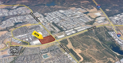 7842 W Bob Bullock Loop, Laredo, TX - AERIAL  map view