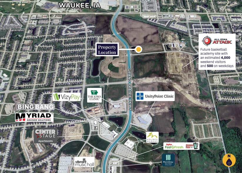 1105 SE Pleasant View Dr, Waukee, IA à louer - Photo du bâtiment - Image 3 de 8