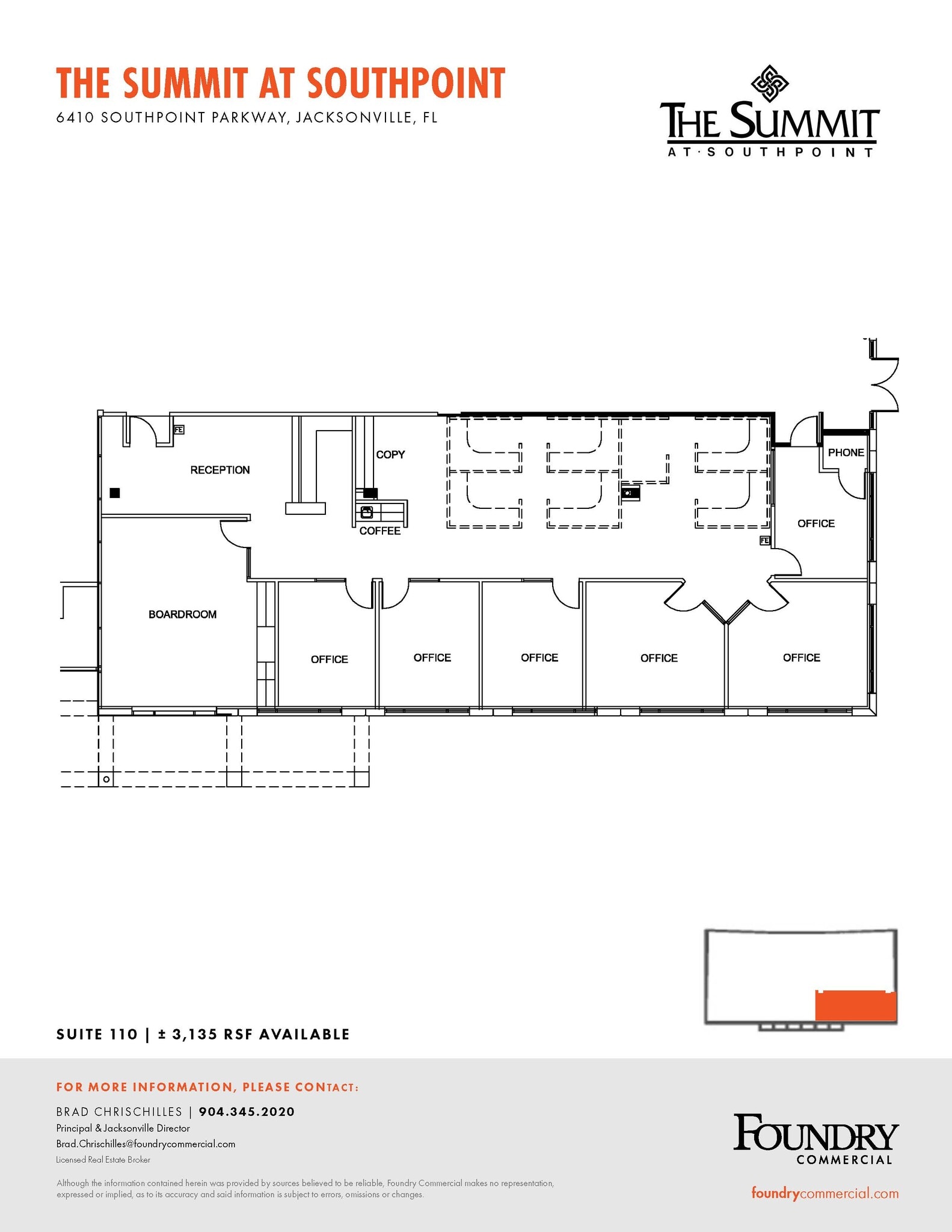 6420 Southpoint Pky, Jacksonville, FL à louer Plan d’étage- Image 1 de 1