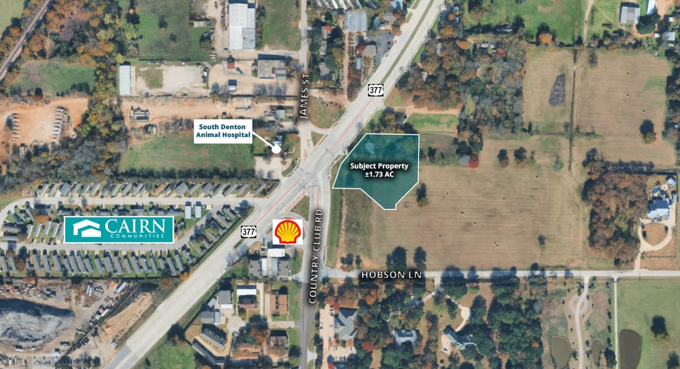 2707 Fort Worth Dr, Denton, TX for sale - Aerial - Image 1 of 2