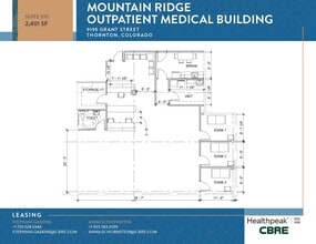 9195 Grant St, Thornton, CO à louer Plan d’étage- Image 1 de 1