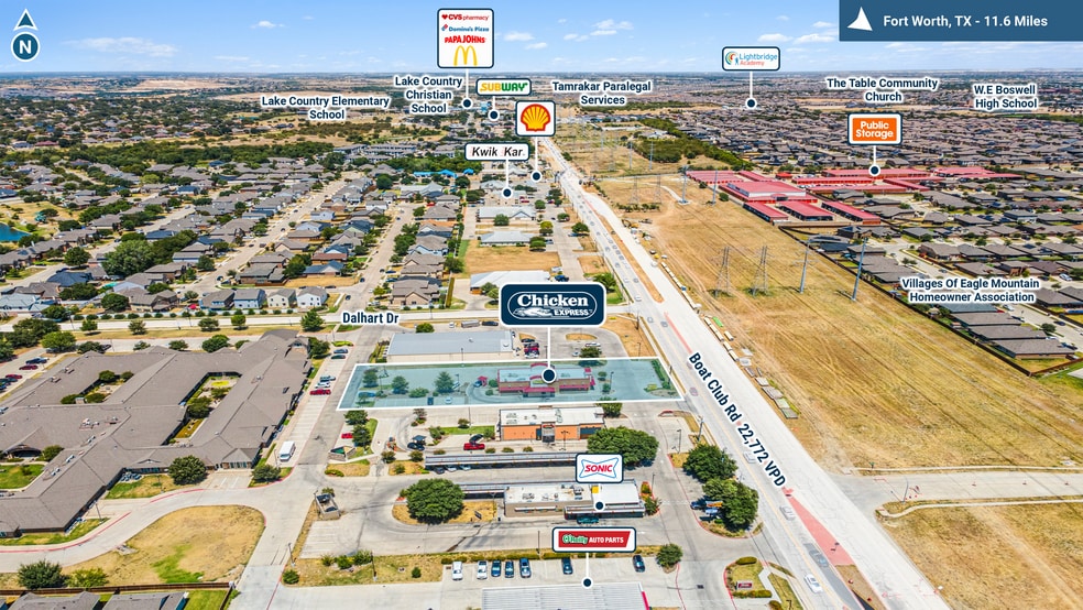 7113 Boat Club Rd, Fort Worth, TX à vendre - Photo du bâtiment - Image 3 de 5