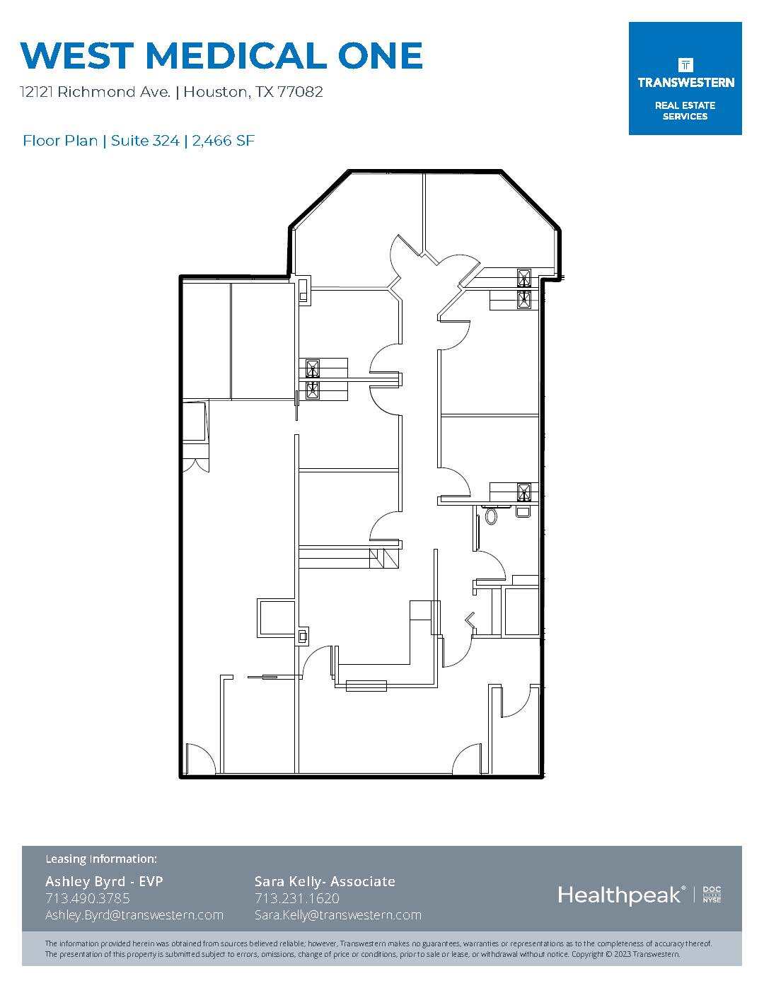 12121 Richmond Ave, Houston, TX à louer Plan d’étage- Image 1 de 1