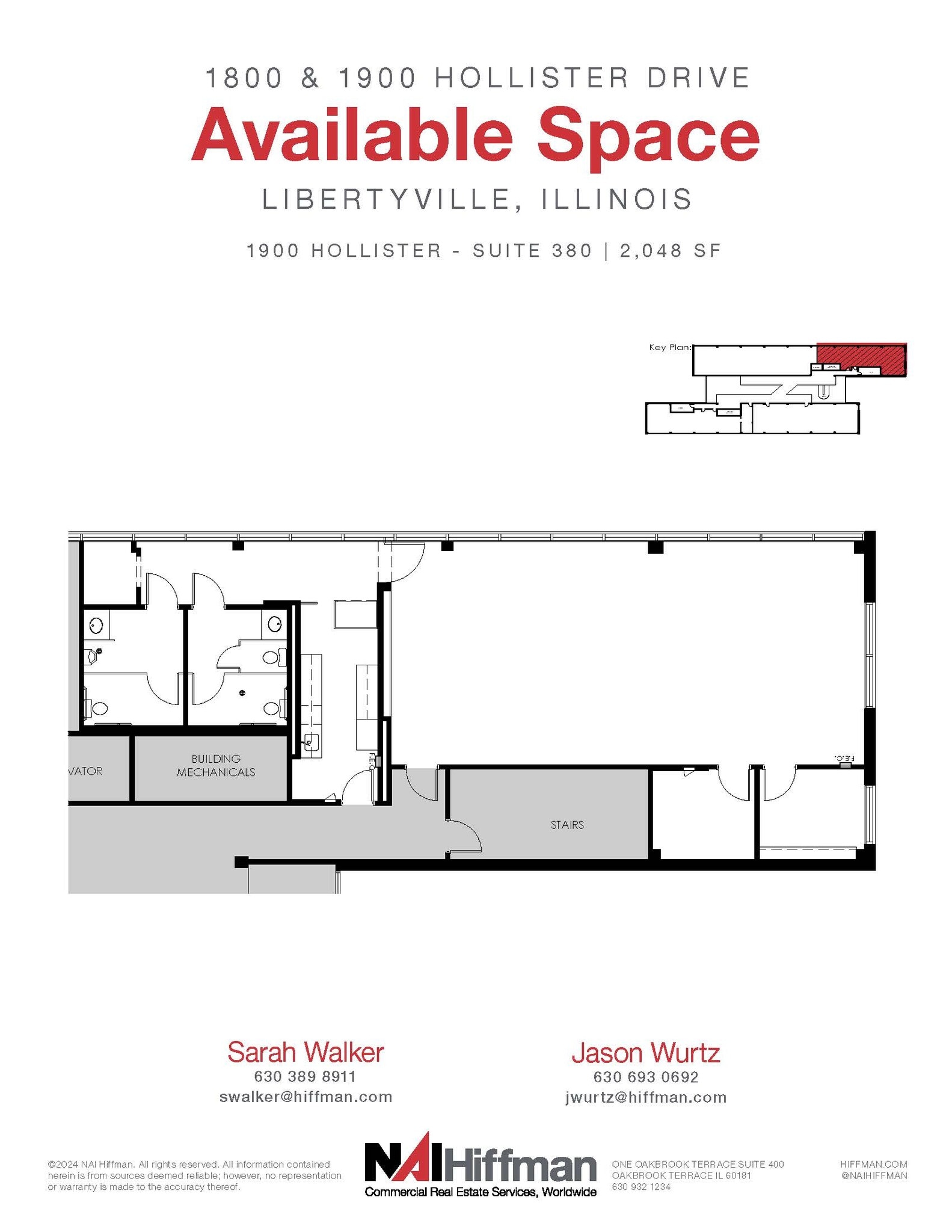 1900 Hollister Dr, Libertyville, IL for lease Floor Plan- Image 1 of 1