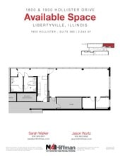 1900 Hollister Dr, Libertyville, IL for lease Floor Plan- Image 1 of 1