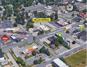 405 S Michigan Ave, Saginaw, MI - Aérien  Vue de la carte