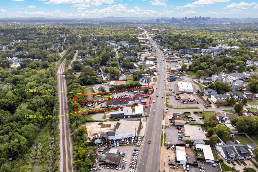 3206-3208 Gallatin Pike-MUL-A 2.02 AC portefeuille de 2 propriétés à vendre sur LoopNet.ca - Aérien - Image 3 de 7