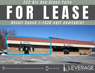 Plus de détails pour 222 Dix Ave, Glens Falls, NY - Commerce de détail à louer