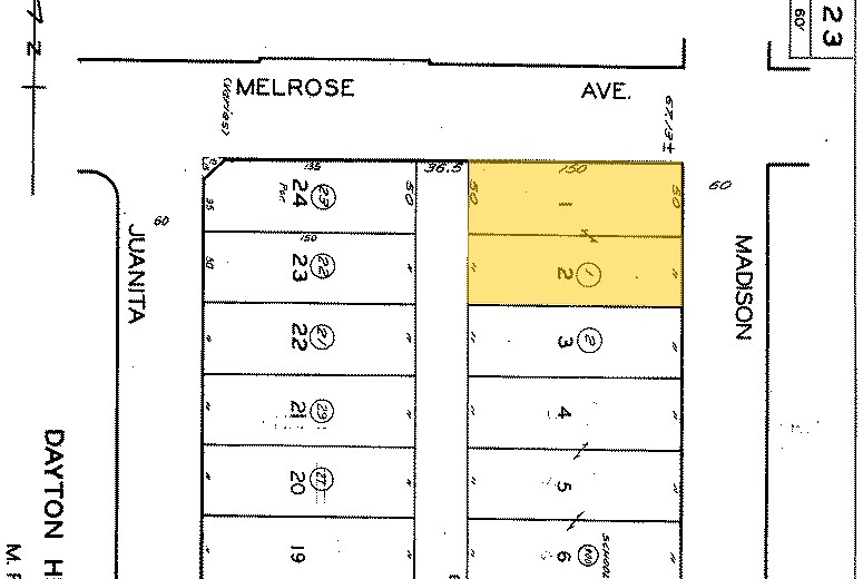 4100 Melrose Ave, Los Angeles, CA à vendre - Plan cadastral - Image 3 de 3