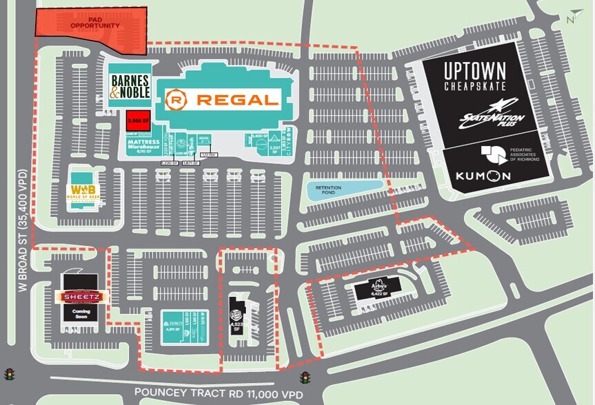 11500-11900 W Broad St, Richmond, VA à louer - Photo du bâtiment - Image 2 de 8