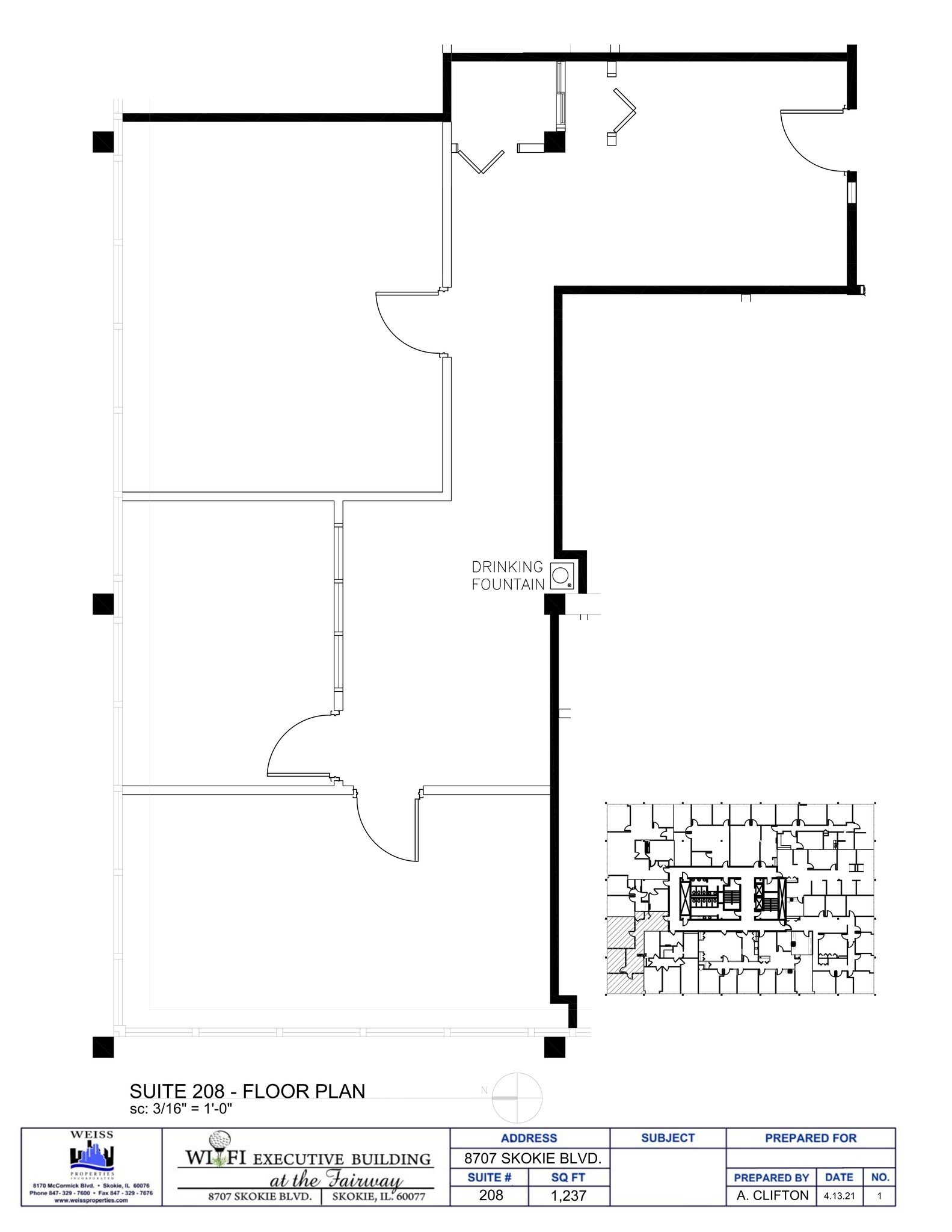 8707 Skokie Blvd, Skokie, IL for lease Site Plan- Image 1 of 1