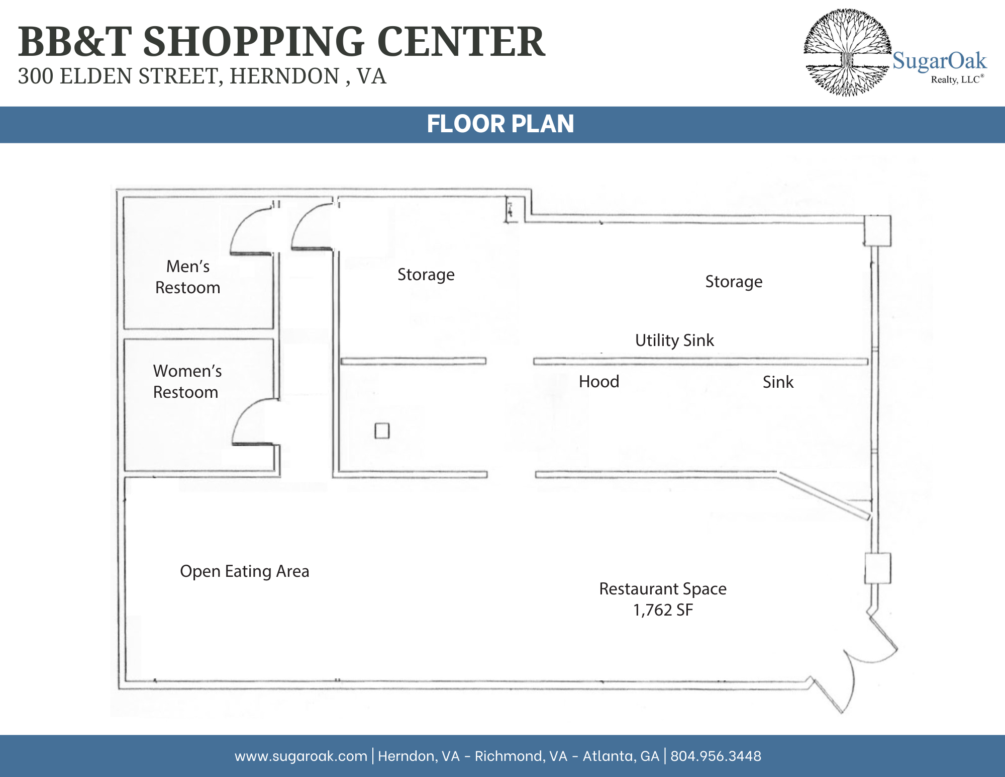 300-328 Elden St, Herndon, VA à louer Plan d’étage- Image 1 de 7