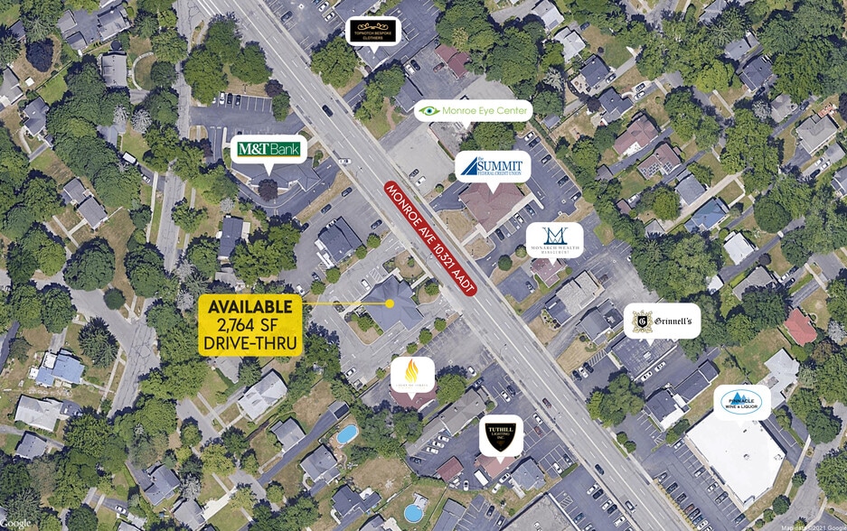 1655 Monroe Ave, Rochester, NY for sale - Aerial - Image 3 of 8