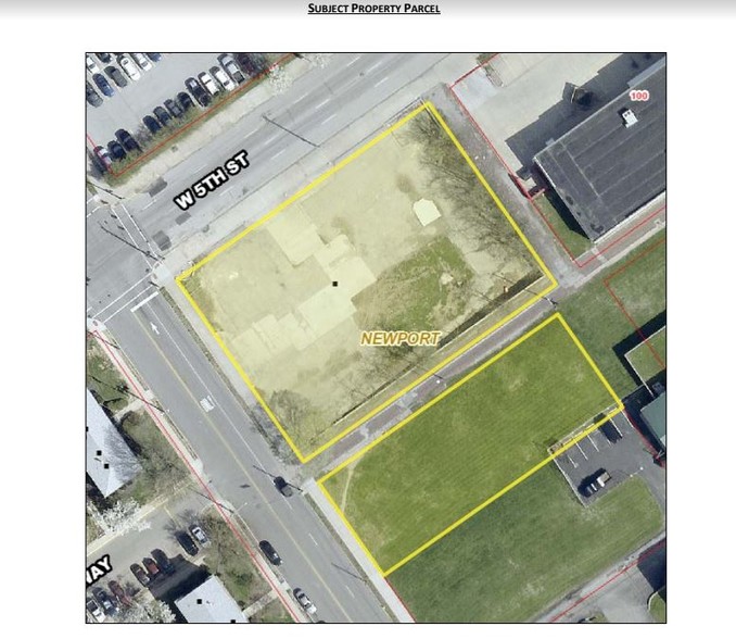 120 W 5th St, Newport, KY à vendre - Plan cadastral - Image 1 de 1