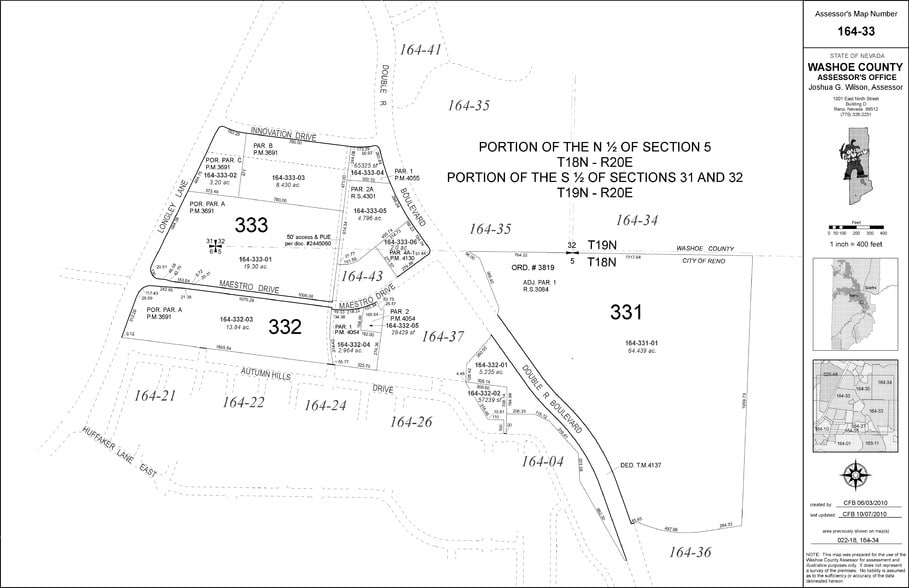 640 Maestro Dr, Reno, NV for lease - Plat Map - Image 2 of 6