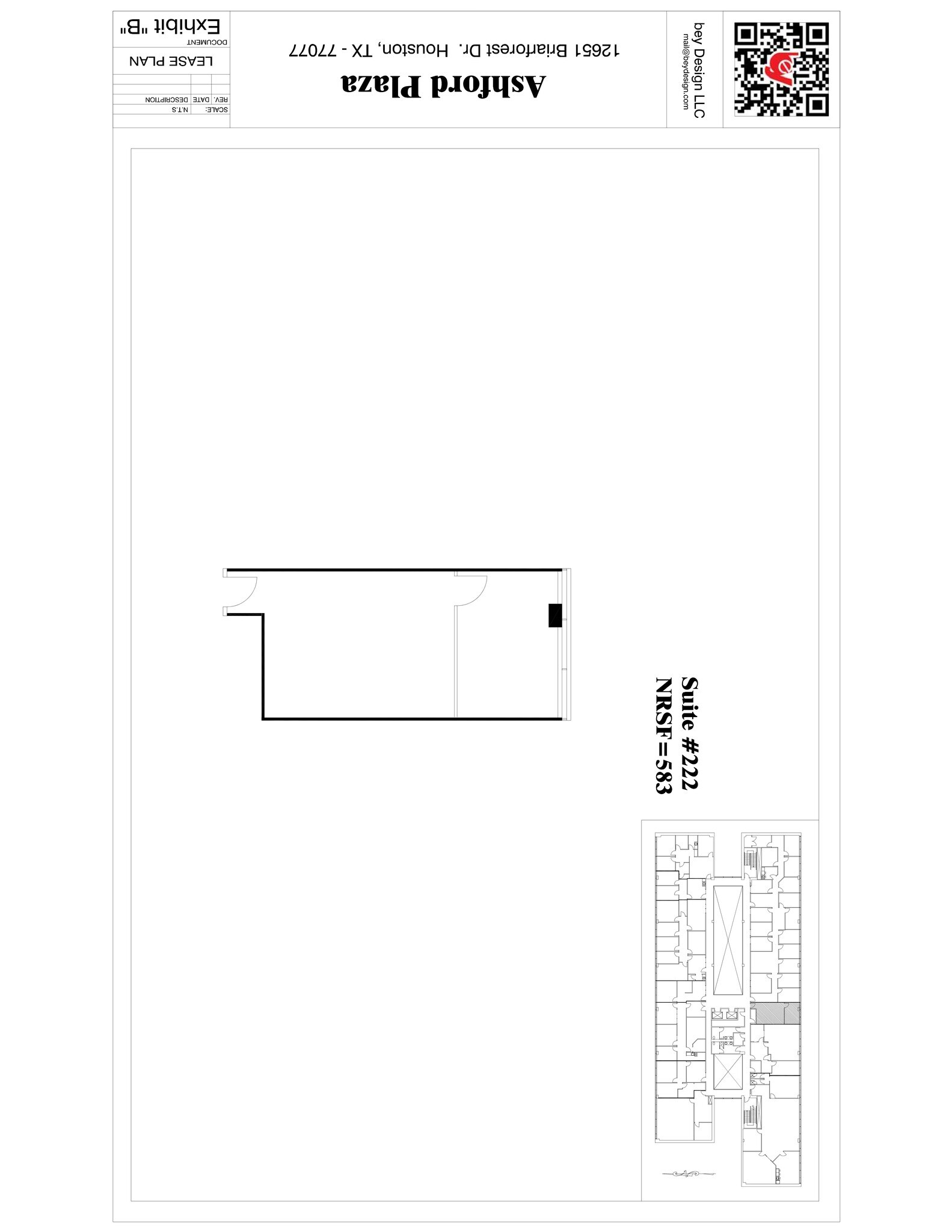 12651 Briar Forest Dr, Houston, TX for lease Site Plan- Image 1 of 1