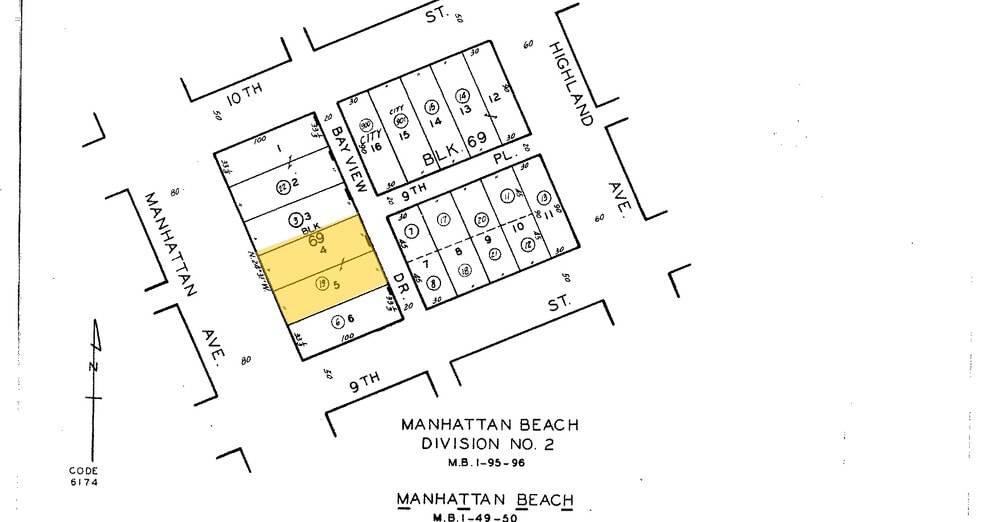 904 Manhattan Ave, Manhattan Beach, CA for lease - Plat Map - Image 1 of 1