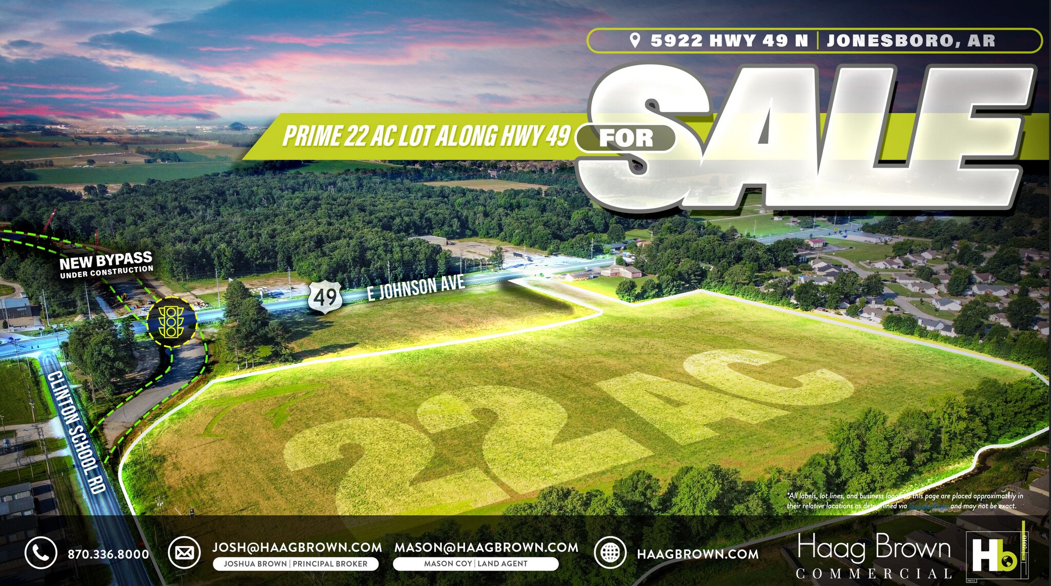 5922 Hwy 49 N, Jonesboro, AR for sale Aerial- Image 1 of 7
