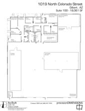 1019 N Colorado St, Gilbert, AZ for lease Site Plan- Image 1 of 2