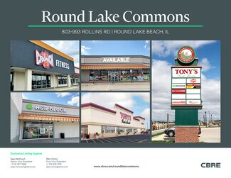 Plus de détails pour 965 E Rollins Rd, Round Lake Beach, IL - Commerce de détail à louer