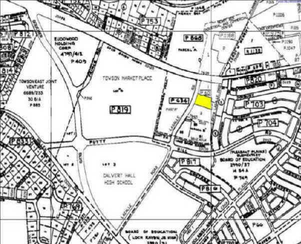 8601 Lasalle Rd, Towson, MD for sale - Plat Map - Image 2 of 15