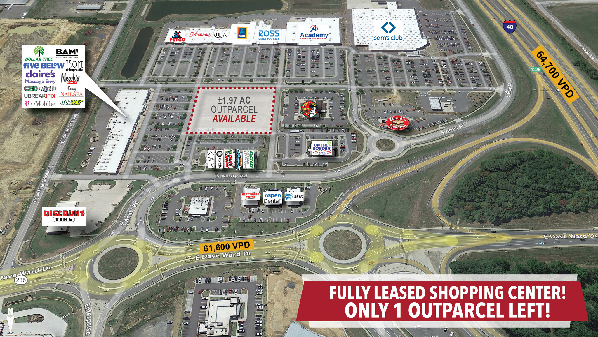 Interstate 40 & Dave Ward Dr, Conway, AR for lease Site Plan- Image 1 of 10