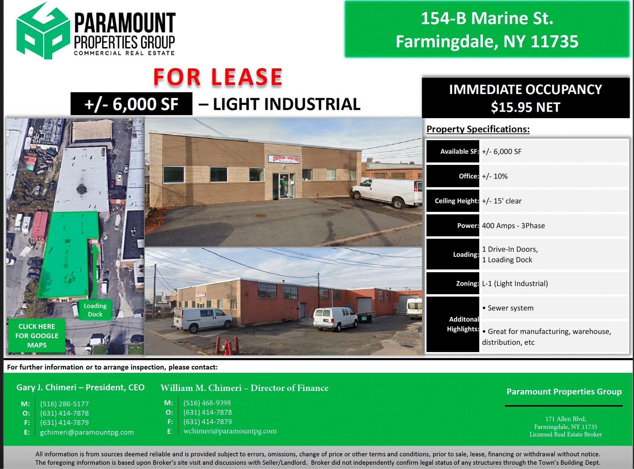 154 Marine St, Farmingdale, NY for lease Building Photo- Image 1 of 2