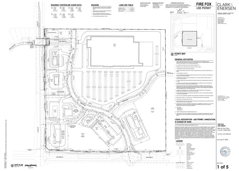 84th & Van Dorn, Lincoln, NE à louer - Plan de site - Image 2 de 2