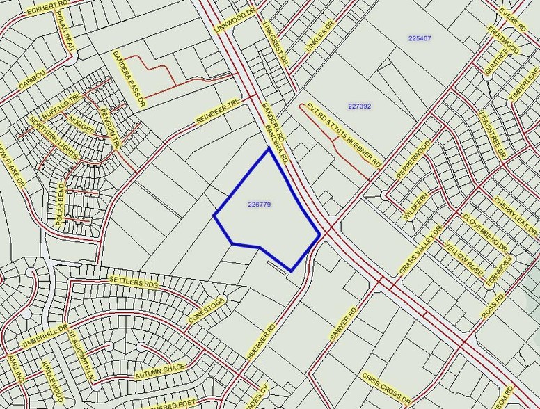 7012-7084 Bandera Rd, San Antonio, TX à louer - Plan cadastral - Image 3 de 10